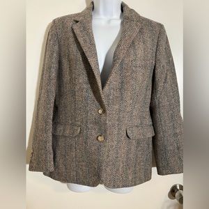 VINTAGE- 100% HARRIS WOOL LADIES BLAZER